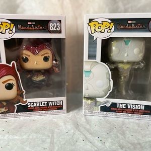 Funko Pop Marvel Wandavision Scarlet Witch and The Vision